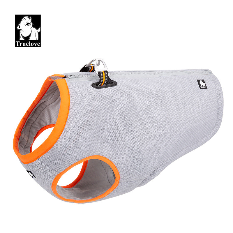 Truelove Winter and Summer Pet Dog Cool Cool Clothes Cooling Warm Mesh Breathable Water Absorbing