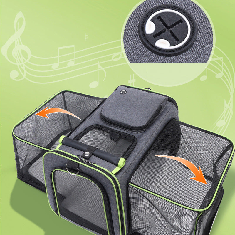 Cat bag foldable small dog bag car cat travel bag expansion pet bag portable travel bag portable cat bag