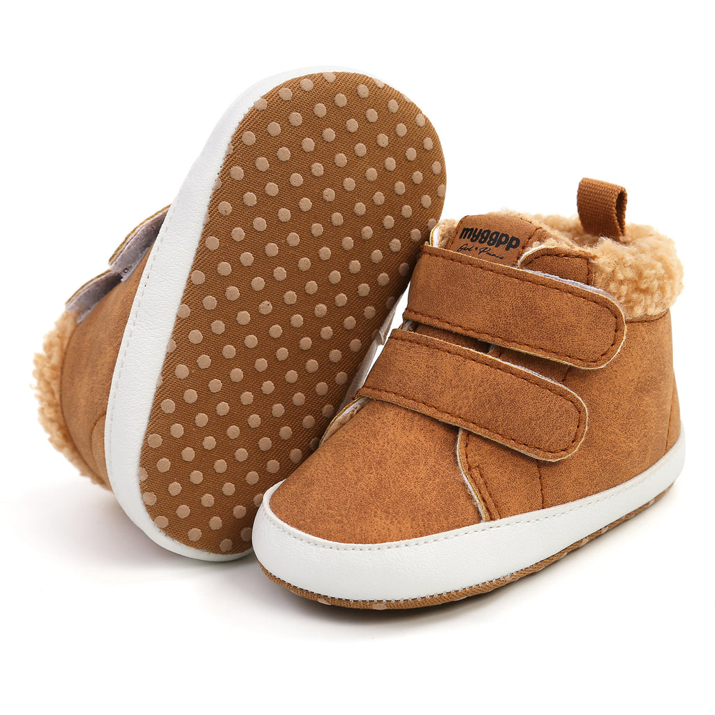 High top autumn and winter baby shoes baby shoes toddler shoes warm shoes M2035