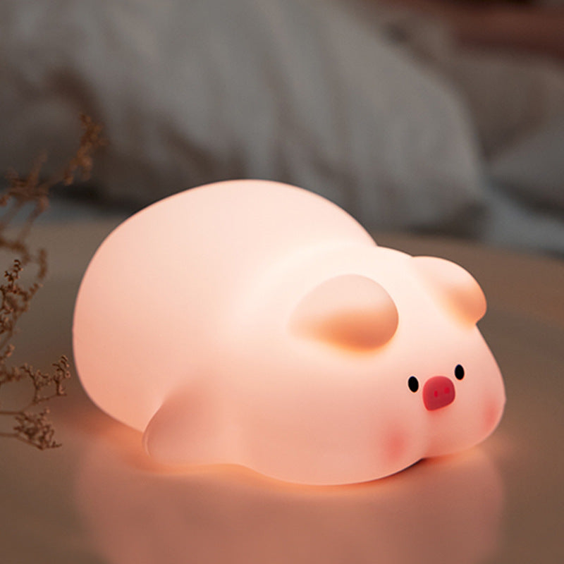 Cross-border cloud silicone night light pat light charging desk lamp baby special night light net celebrity bedside lamp ornaments