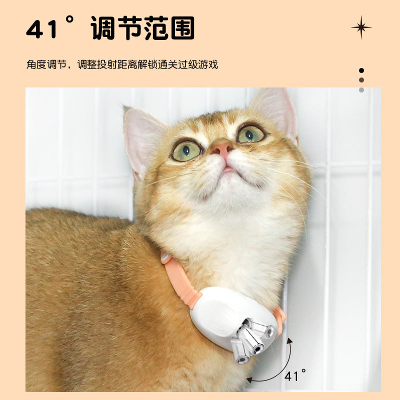Cross-border pet laser collar cat laser pen multi-function cat laser pen self-entertainment cat toy