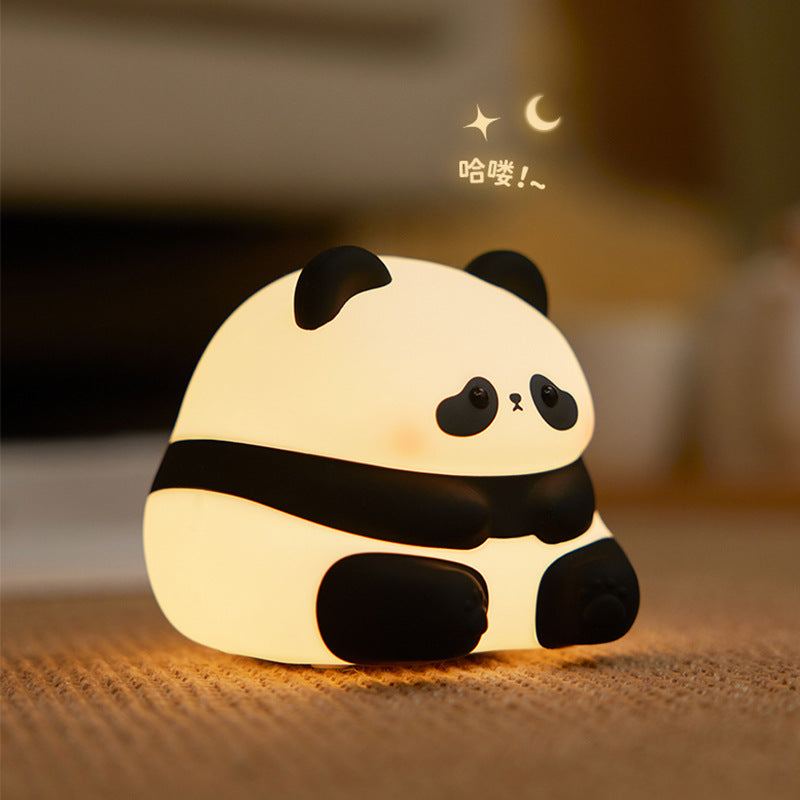 Cross-border cloud silicone night light pat light charging desk lamp baby special night light net celebrity bedside lamp ornaments