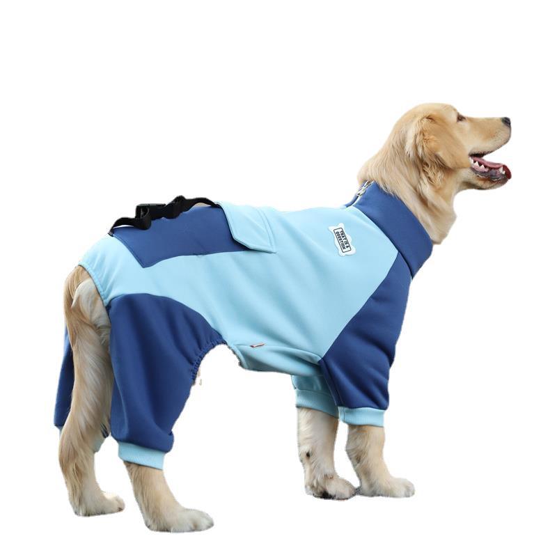 Dog clothes autumn and winter golden retriever medium and large dog pet border collie big dog Labrador giant dog four-legged winter