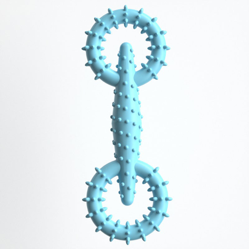 New tpr pet toy pull ring dog chew toy pet chew toy molar stick interactive dog toy