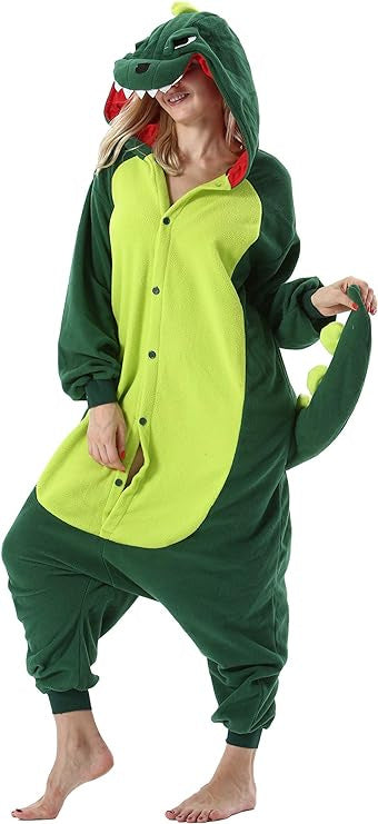 Salamander dragon taming tiger shark lion brown monkey Teletubbies adult cartoon one-piece pajamas Halloween cosp