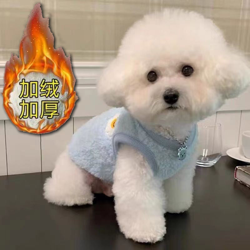 Bixin pet clothes autumn and winter clothes for dogs, cats, teddy bears, Pomeranians, small puppies, Schnauzers