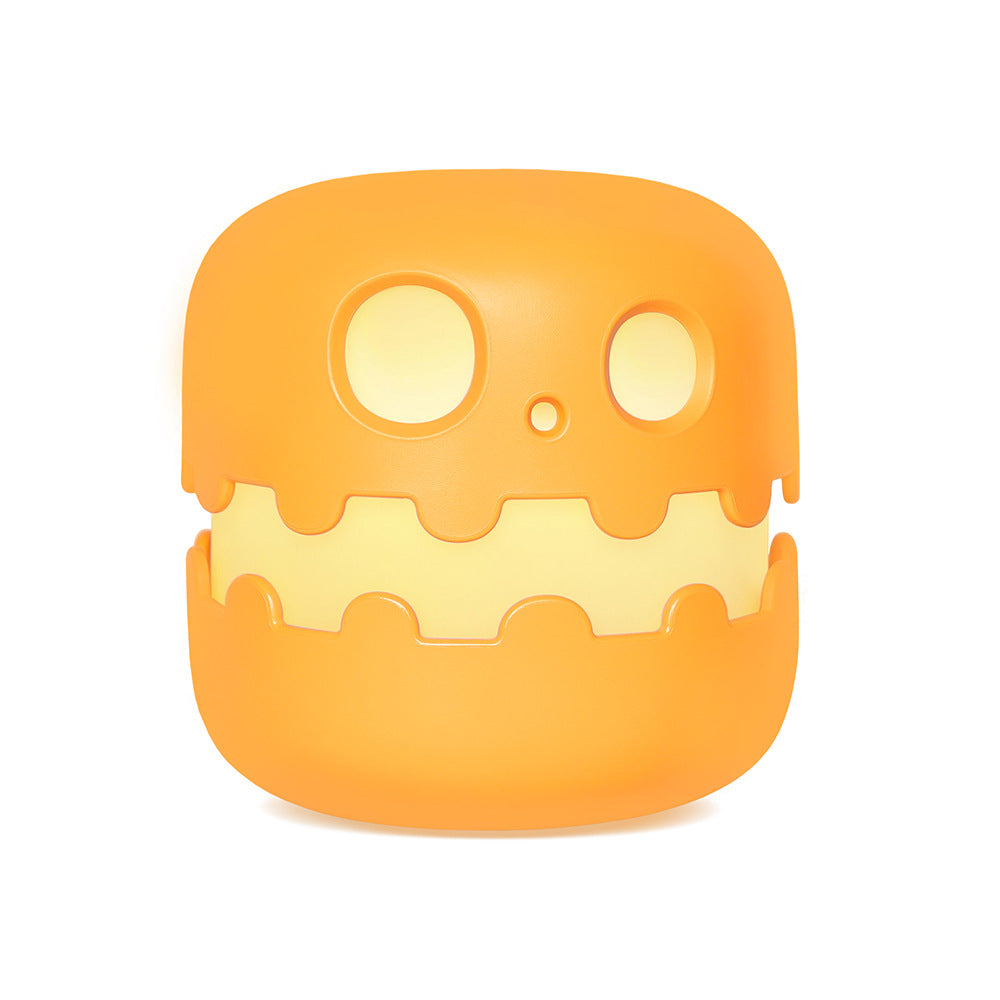 Factory direct sale ghost Halloween pumpkin lantern party decoration rechargeable atmosphere funny gift night light