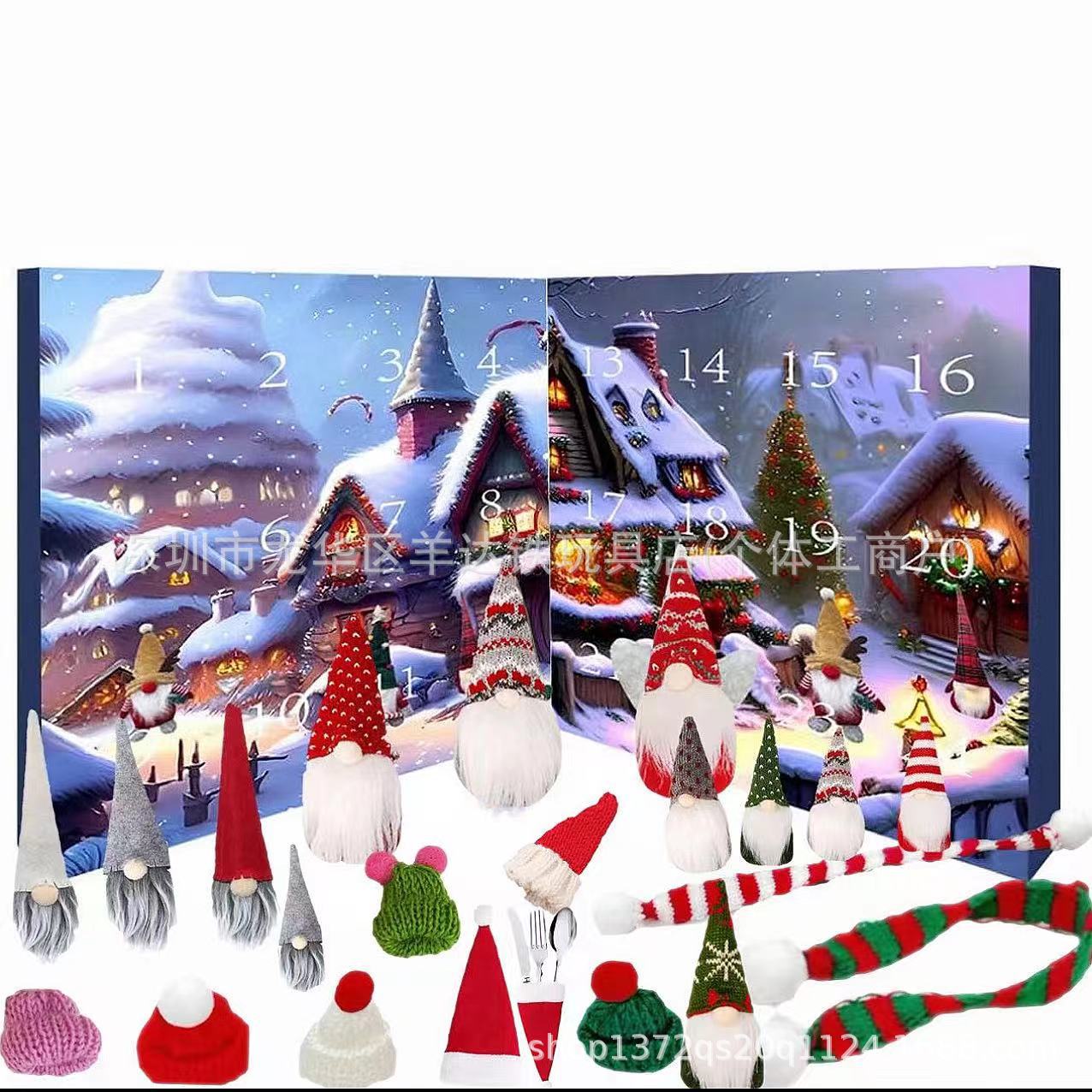 Halloween Gnome Advent Calendar Halloween Gnome Countdown Advent Calendar Box