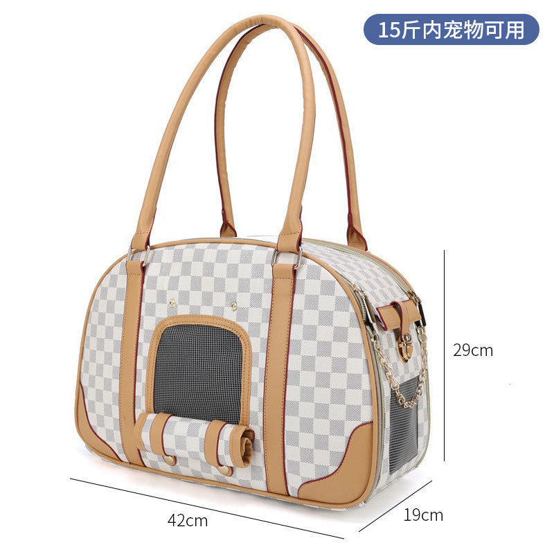 Spot pet bag portable breathable car cat bag hand-held foldable pet box multifunctional dog bag cross-border