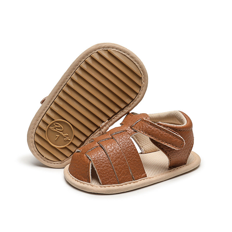 Cross-border hot-selling summer baby sandals breathable soft rubber bottom non-slip casual toddler shoes baby shoes one piece dropshipping