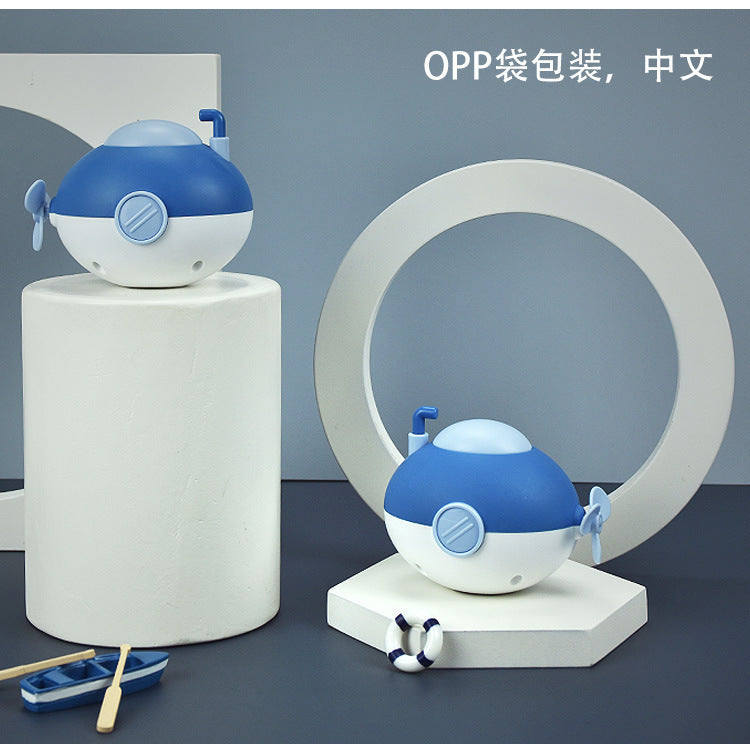 Douyin hot selling children's bathroom water swimming little penguin crab chain cool swim baby bath water toys