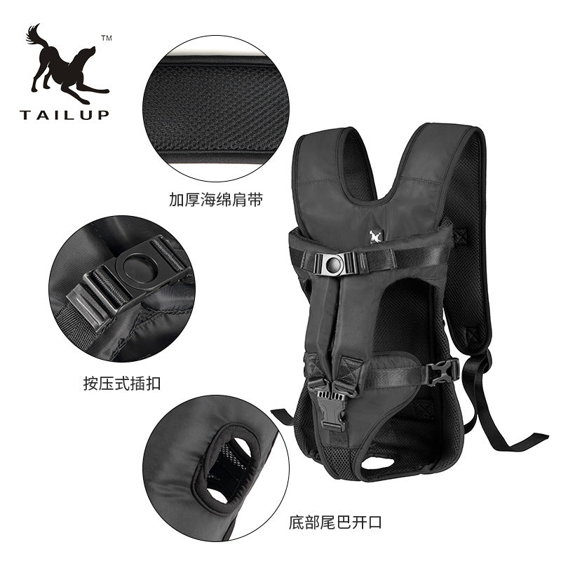 TAILUP new chest pet bag hugging large dog backpack convenient carrying bag wholesale