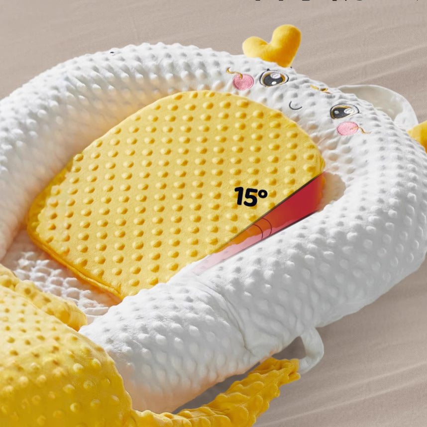 Bed in bed for newborns, anti-pressure, anti-startle, anti-vomiting, baby sleeping mat, soothing, folding sleeping bed