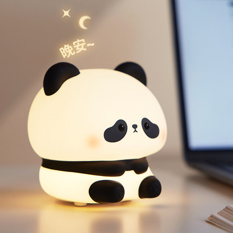 Cross-border cloud silicone night light pat light charging desk lamp baby special night light net celebrity bedside lamp ornaments