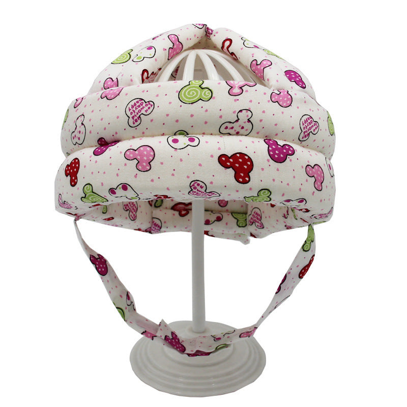2023 New Baby Toddler Protective Hat Baby Learning to Walk Anti-collision Safety Helmet Children's Anti-fall Cotton Helmet
