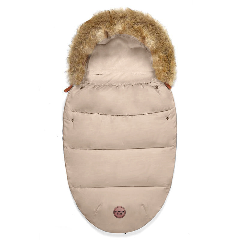 Newborn anti-kicking blanket autumn and winter stroller warm cold protection baby anti-startle thickened baby sleeping bag factory direct sales