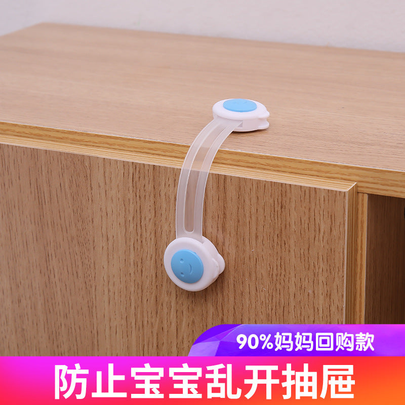 Baby safety lock drawer lock child anti-pinch cabinet door lock baby protection refrigerator lock for amazon