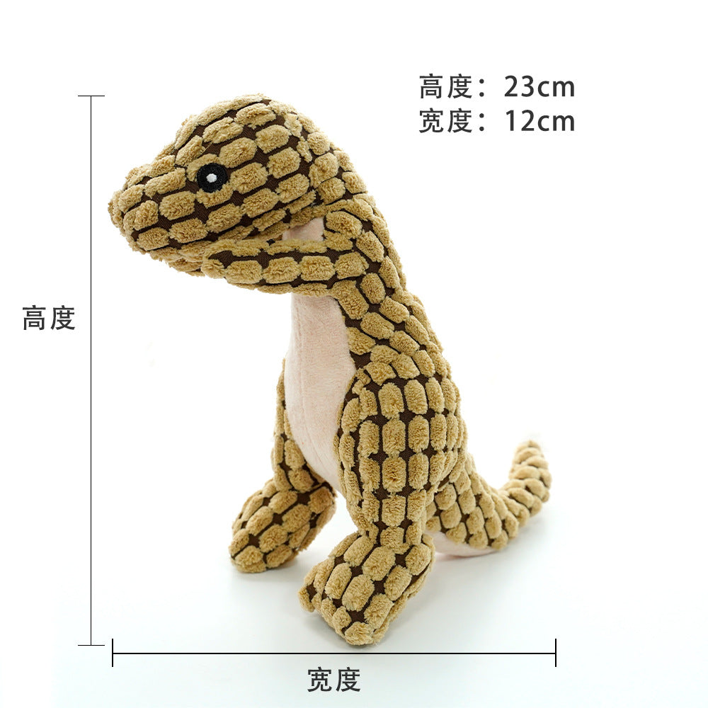 Pet plush sound toy corn velvet multiple colors optional teeth grinding and biting resistant dog and cat supplies manufacturers wholesale