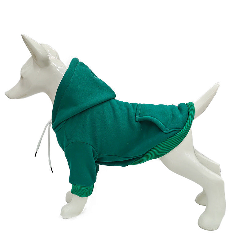 Cross-border wholesale pet hooded sweatshirt Bichon Frise dog clothes cotton small and medium-sized dogs autumn and winter new pet clothes