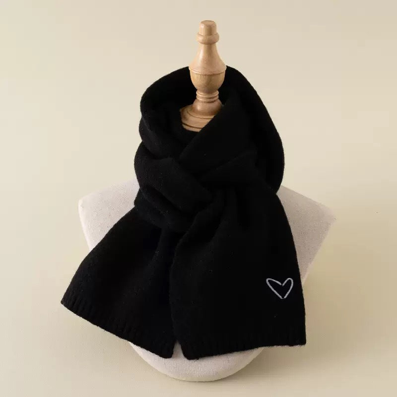 Two-piece children's hat scarf autumn and winter Korean style knitted hat baby warm wool hat boys and girls pullover hat