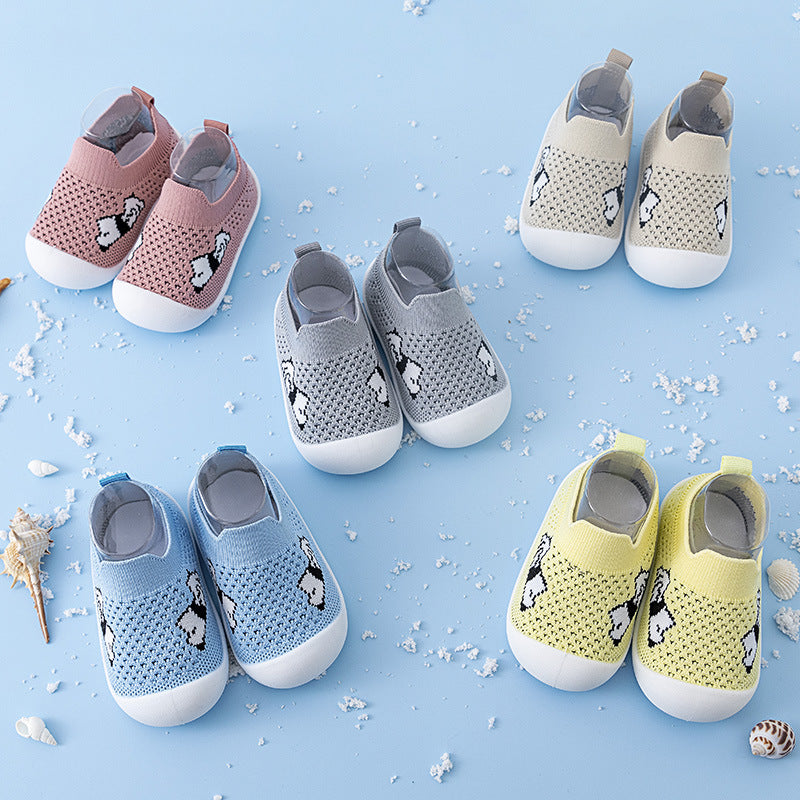 Baby toddler shoes baby shoes new 0-3 years old non-slip soft bottom breathable boys and girls anti-fall spring, summer and autumn shoes