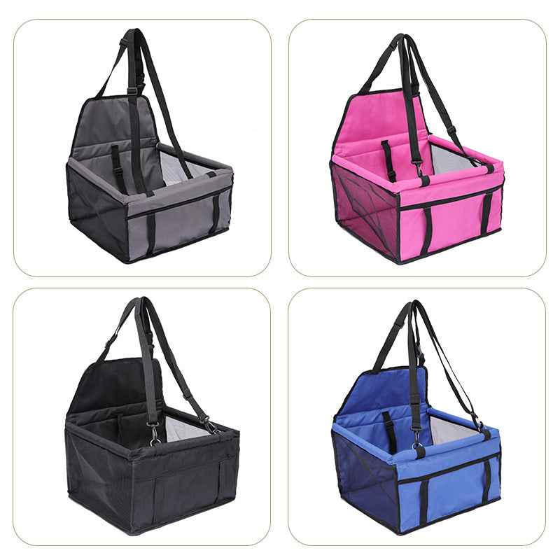 Amazon hot selling car pet bag dog backpack pet out safe travel seat car bag pet supplies