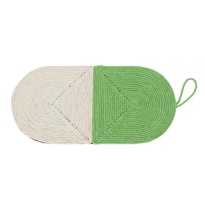 Avocado Cat Scratching Board Sofa Anti-scratch Wear-resistant Claw Device Cat Toy Pet Supplies Cactus Cat Scratching Mat Sisal