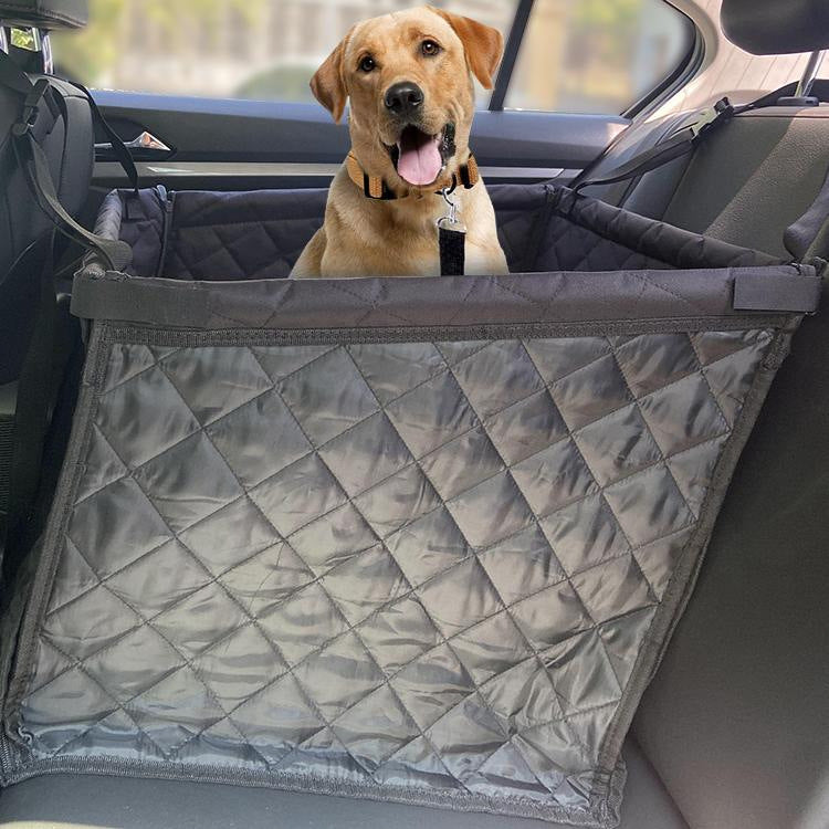 2023 New Pet Car Mat Dog Safety Seat Car Back Seat Cushion Single Seat Pet Basket Dog House Anti-dirty
