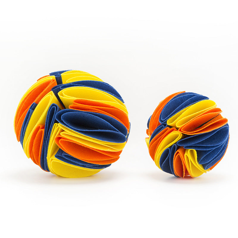 Second generation sniffing pad dog sniffing ball toy dog snuffle ball pet foldable sniffing ball