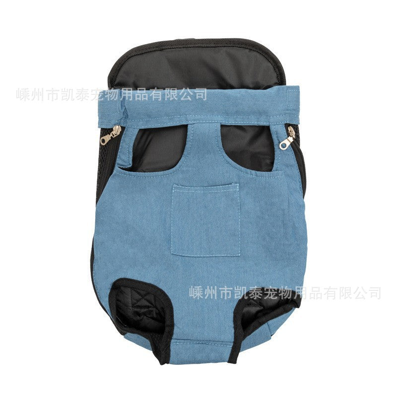 Factory direct sales pet chest bag for going out, comfortable and portable breathable dog bag and cat bag, pet shoulder bag