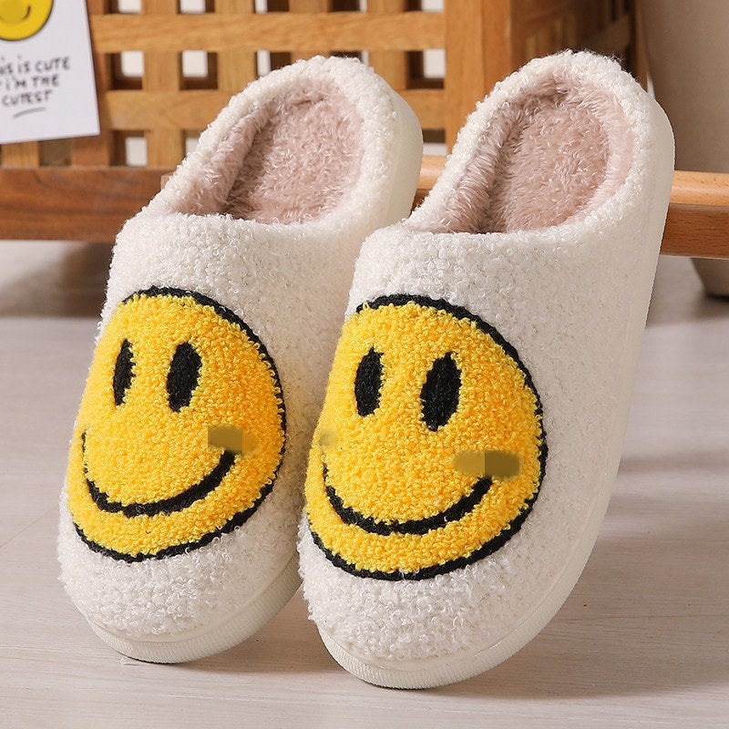 Halloween cross-border mushroom hot sale winter peach heart cotton slippers women wholesale indoor home rainbow plush warm slippers