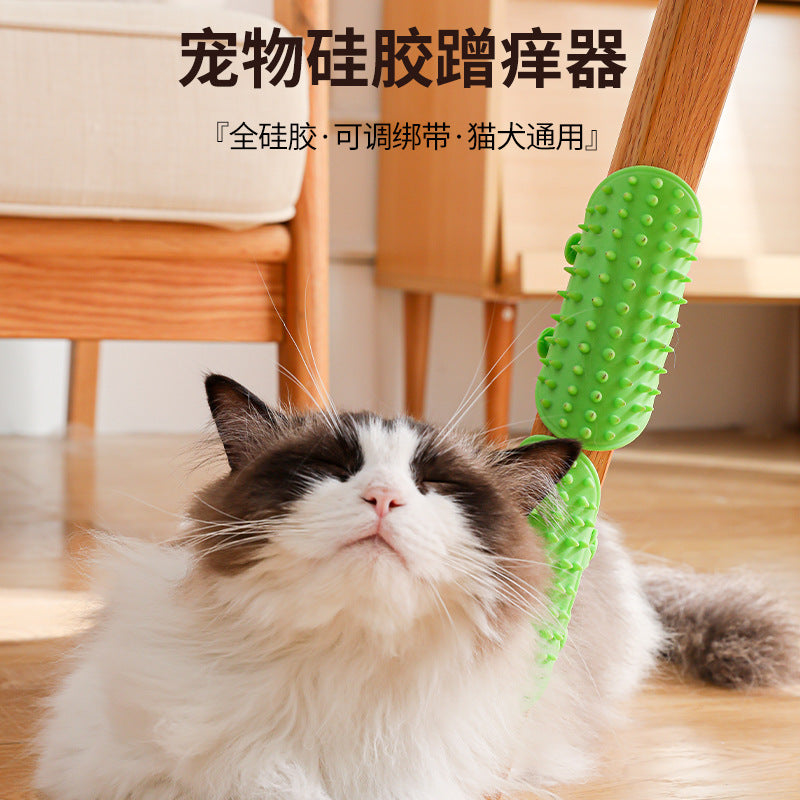 New product pet cat scratching artifact scratching corner hair scratcher self-hi toy rub face massage cat scratching board