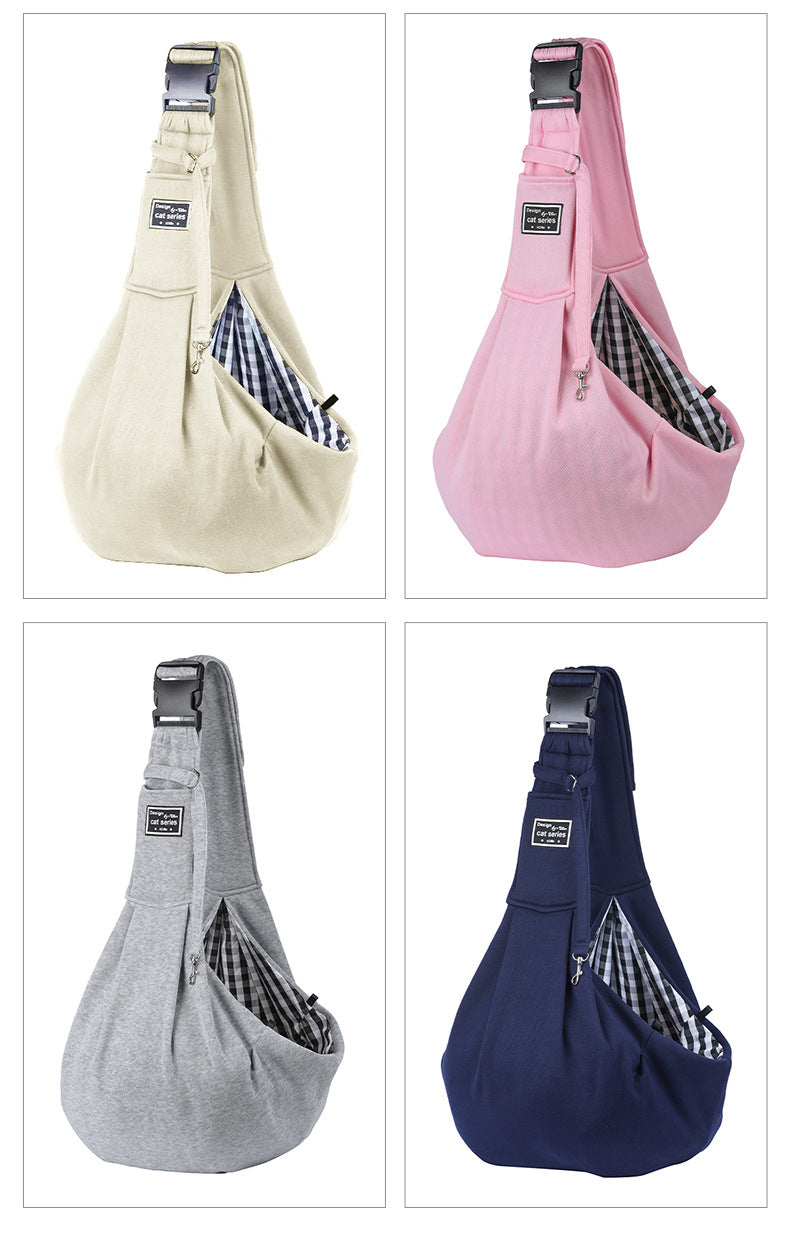 New Amazon Folding Dog Backpack Breathable Pet Outing Bag Pet Bag Single Shoulder Messenger Cat Bag Wholesale