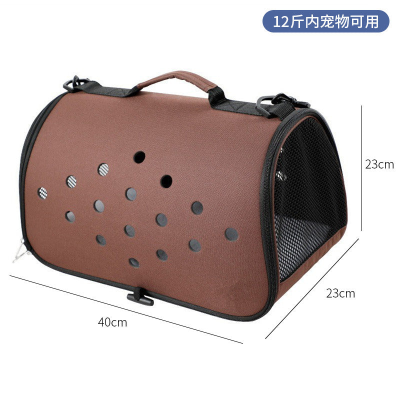 Wholesale cat bag convenient pet folding pet bag cat breathable space capsule single shoulder portable dog backpack