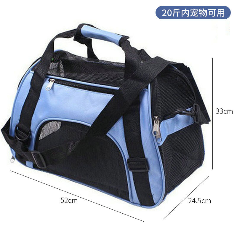 Spot pet bag portable breathable car cat bag hand-held foldable pet box multifunctional dog bag cross-border