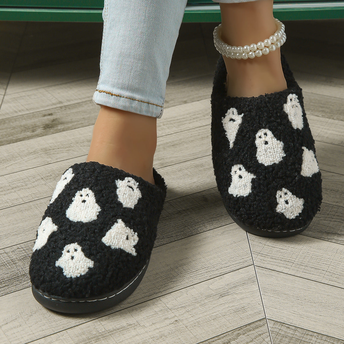 Factory direct supply cross-border Halloween cotton slippers home cartoon cotton slippers home slippers room household slippers wholesale