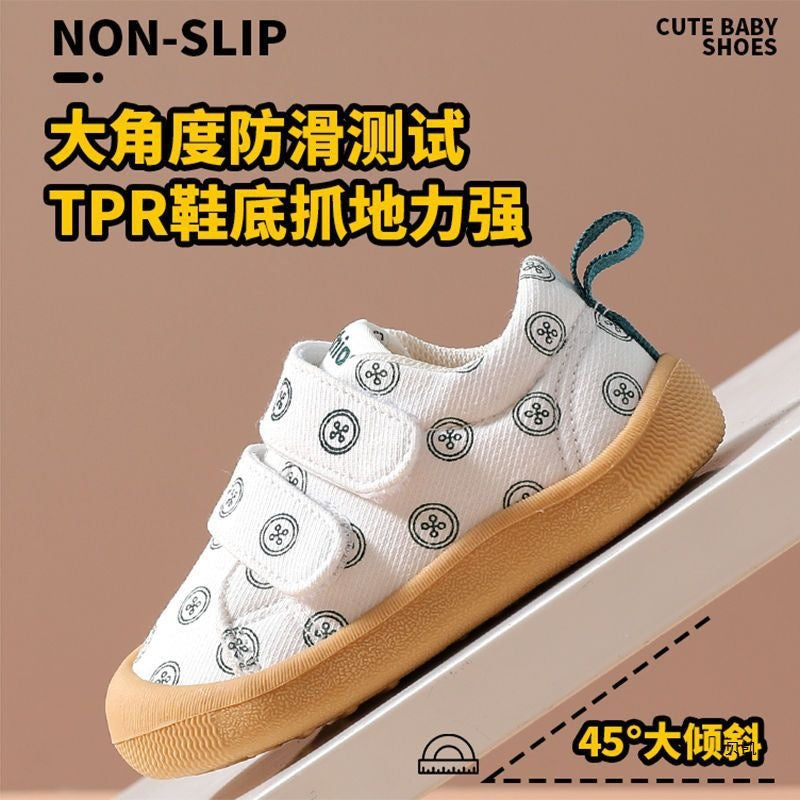 Boys and girls baby toddler shoes non-slip wear-resistant spring and autumn soft sole breathable 0-1-3 years old 2 girls baby cloth anti-collision shoes