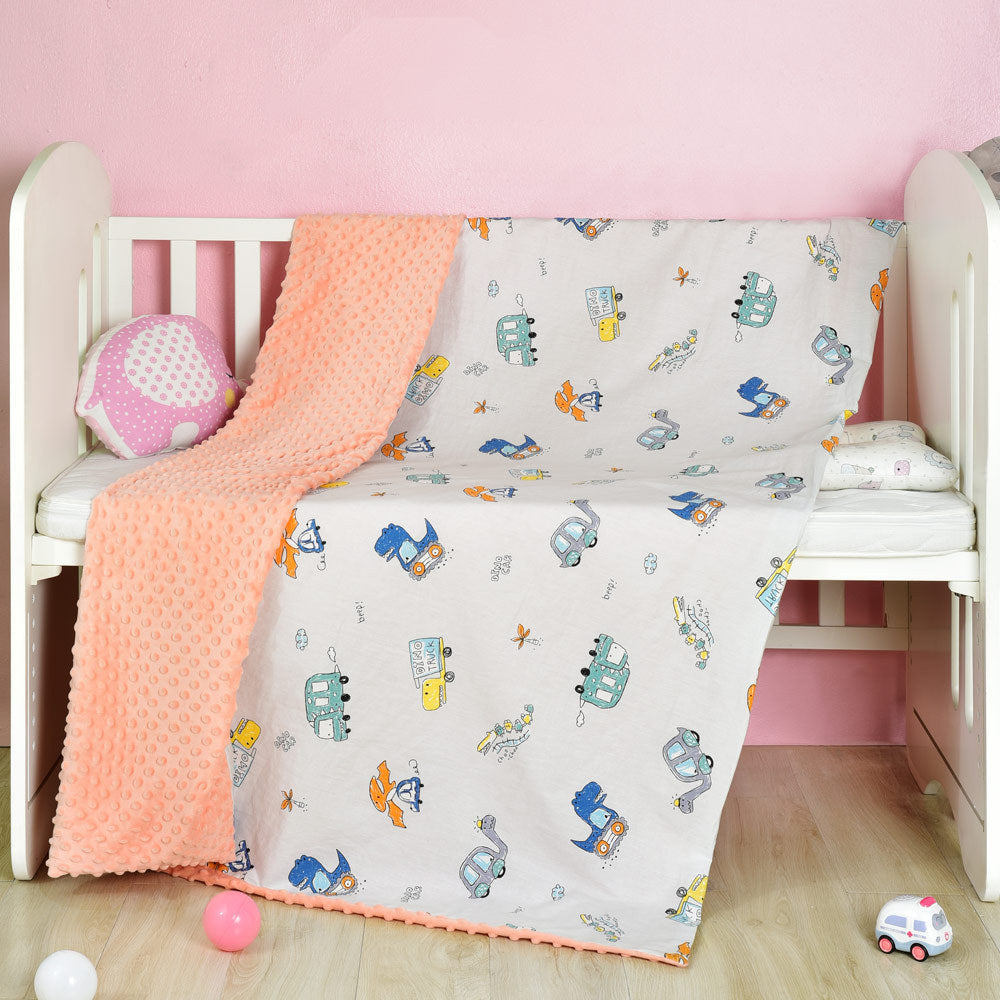Cotton bean blanket to comfort newborn baby summer thin blanket children's quilt baby spring and autumn seasons blanket