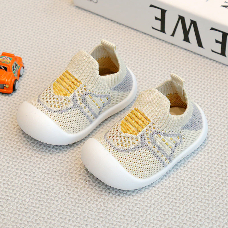 Foreign trade cross-border soft sole baby toddler shoes breathable mesh socks shoes one-step 1-3 years old baby toddler shoes summer