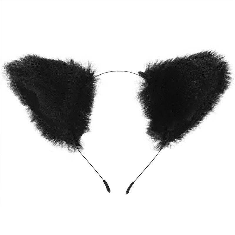 Amazon cross-border cat ear bell headband Cos cat girl hair accessories Christmas Halloween headdress accessories