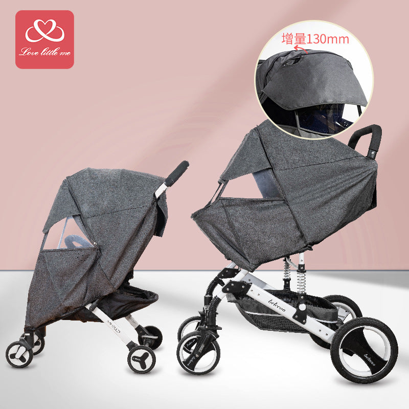 Baby stroller windshield and rain cover universal warm winter breathable children's wind and rain protection baby anti-foam cover