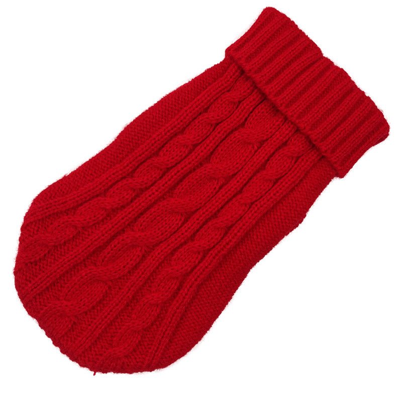 Pet sweater manufacturers in stock Autumn and winter cat and dog clothes Cat and dog sweaters knitted sweaters foreign trade sweaters