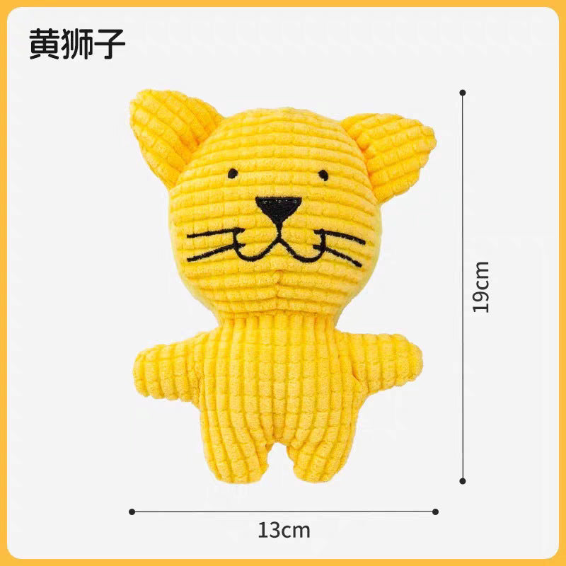 Spot dog toy plush sleeping duck chew-resistant teething sound-relieving small and medium-sized dog pet sound toy