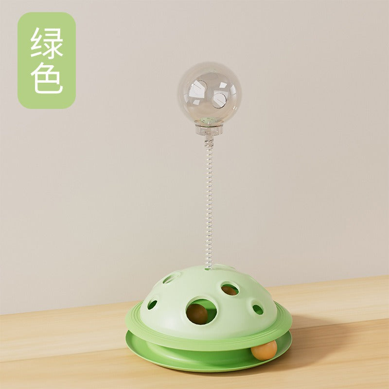 Cross-border new pet toys cat educational leaking toys to relieve boredom suction cup spring cat amusement tool cat amusement toy