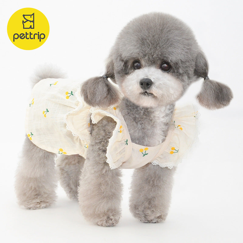 Beitu spring and summer new pet skirt dog skirt cat skirt kitten skirt pet clothes dog clothes