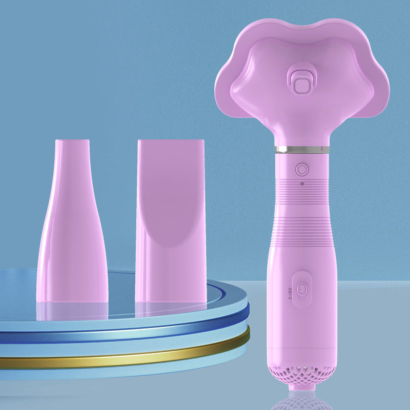 Two-in-one pet electric hot air comb, hair removal comb, one-button hair removal, pet hair dryer to detangle and remove loose hair