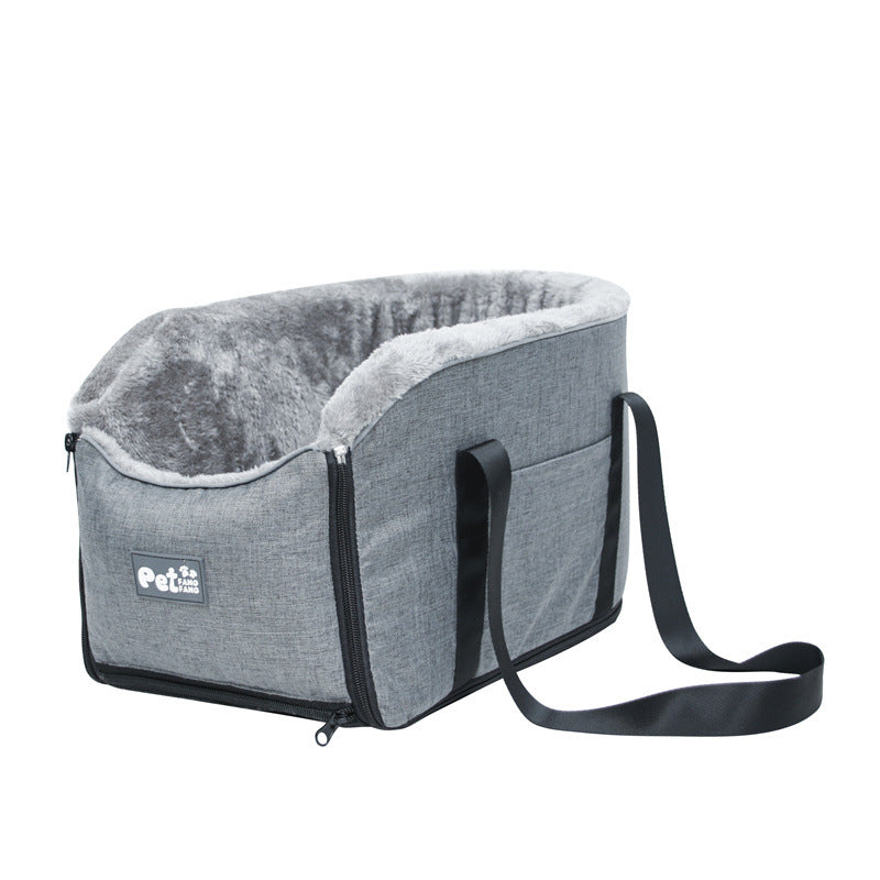 Cross-border pet car cat and dog kennel, car central control bag cat kennel, car cushion seat, pet outing handbag