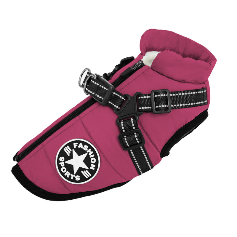 Dog clothes for medium and small dogs vest-style traction rope dog leash Teddy dog chain dog walking rope pet chest harness