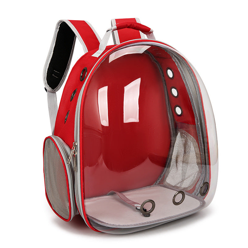 Pet bag transparent portable space capsule large capacity panoramic pet supplies travel outdoor backpack cat bag
