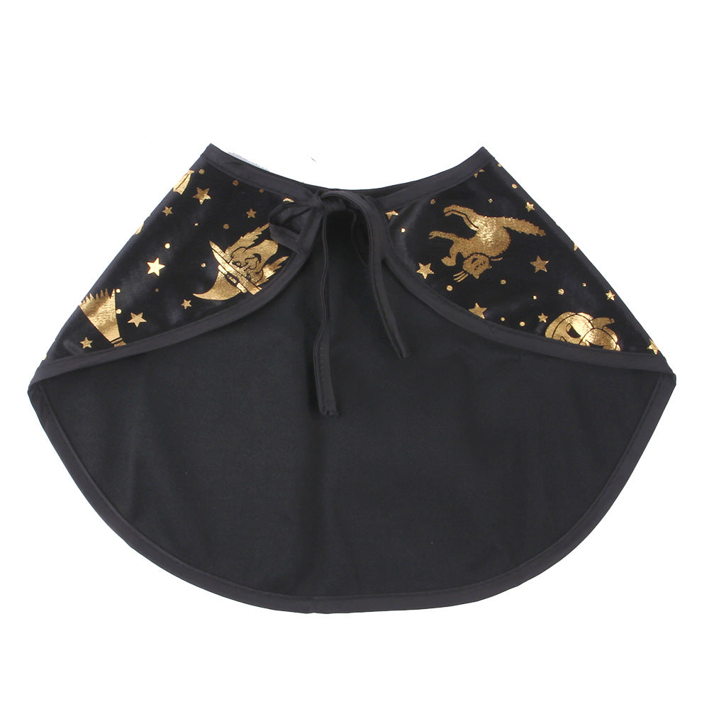 A variety of halloween wizard cloak suit pet dog cat hat ornament 2022 new print